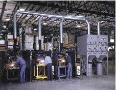 多工位车间焊接烟尘净化系统